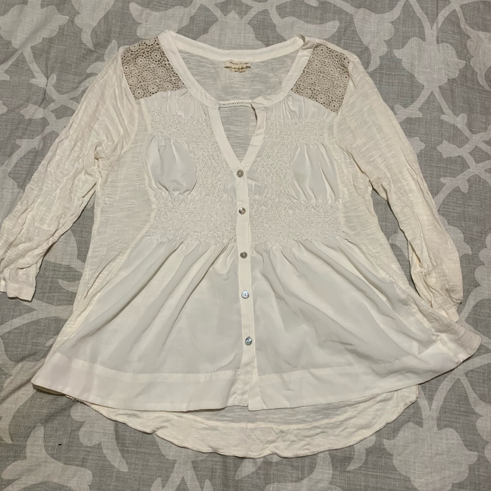 Anthropologie meadow rue blouse